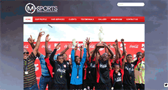 Desktop Screenshot of msports.co.za